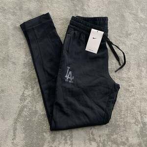 Nike Showtime Basketball Pants Womens Small Los Angeles Dodgers Joggers Black